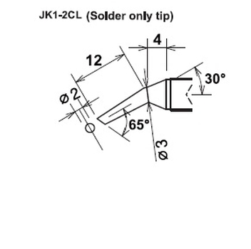 ปลายหัวแร้งซามูไร Cera cote samurai solder tip jk1-2cl